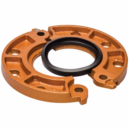 Casting Ductile Iron Grooved Flange Adaptor ASTM A536