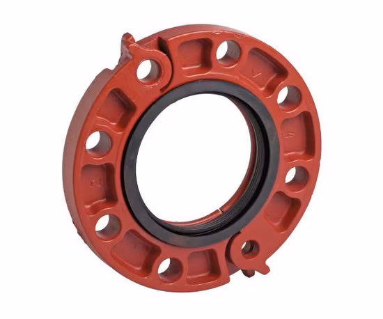 Casting Ductile Iron Grooved Flange Adaptor ASTM A536