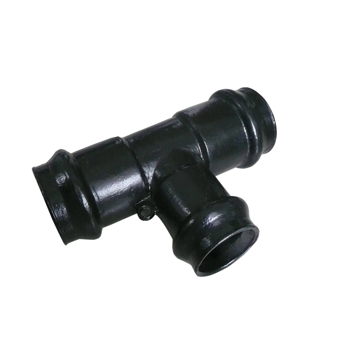 ISO2531 Black Ductile Iron Di PVC Tee Fitting