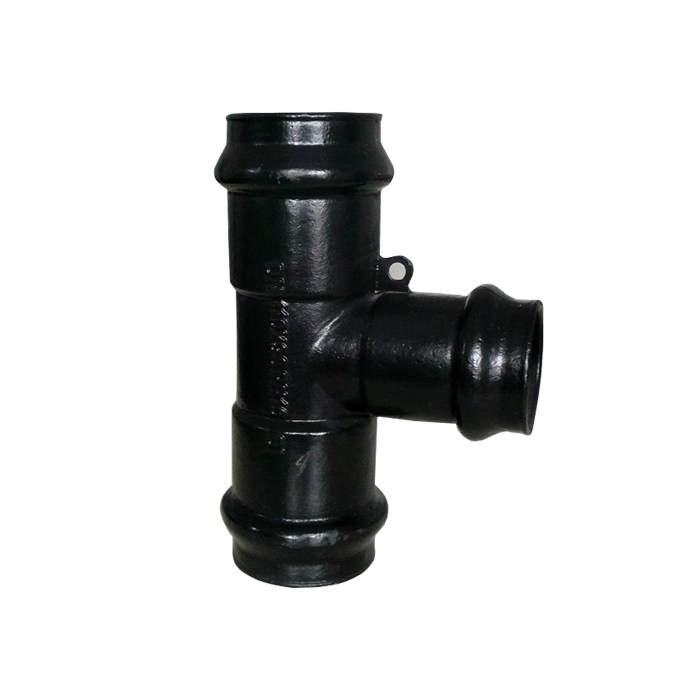 ISO2531 Black Ductile Iron Di PVC Tee Fitting